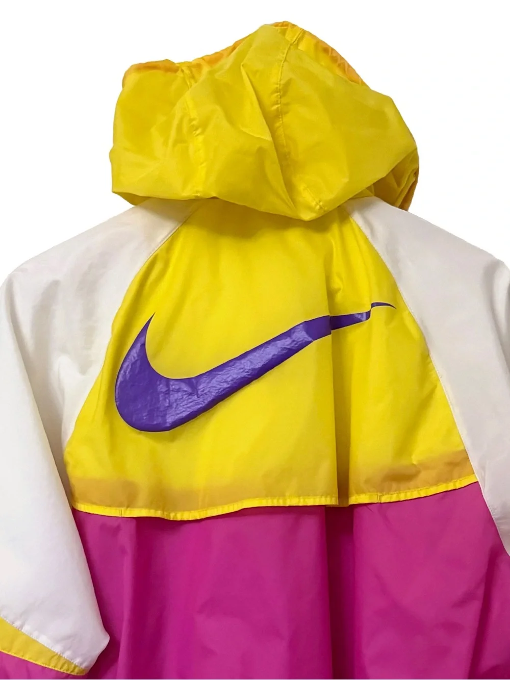 NIKE color block Windbreaker size Medium Pink spring streetwear pink jacket M